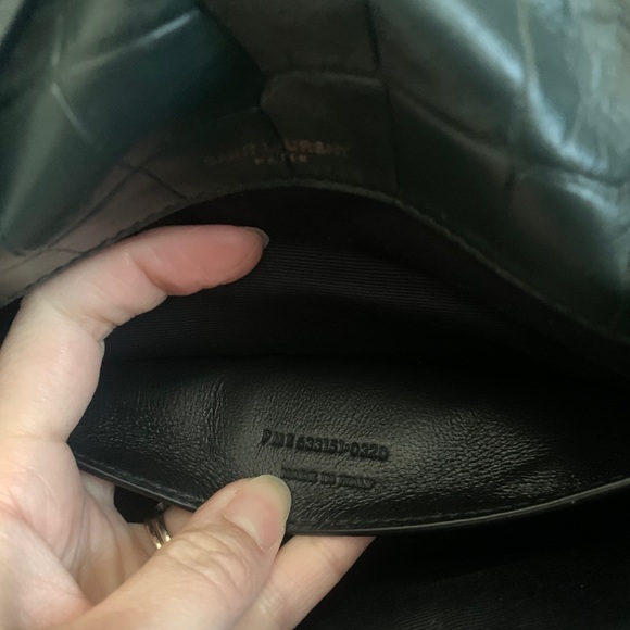 Saint Laurent Niki baby crocodile embossed bag - Picture 12 of 12